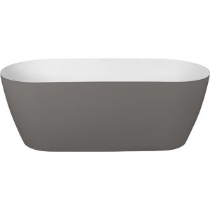 Nuvo Echo Oval Freestanding Arctic Stone Bath Ceniza 1600x720x580mm