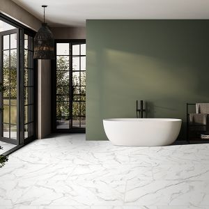 Calacatta Crema Grès Porcelain Floor Tile 1st 600x1200mm (2.16m2)