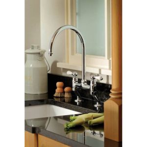 Abode Ludlow Bridge Sink Mixer Chrome