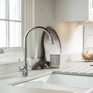 Abode Ludlow Dual Lever Sink Mixer Chrome