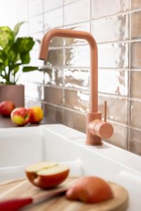 Abode Streame Vigour Sink Mixer Terracotta
