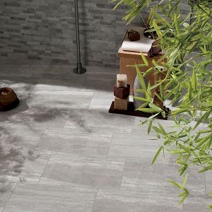 Pedro Grey Extruded Grès Porcelain Floor Tile 1st 420x635mm 2.13m2