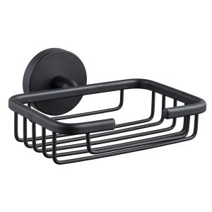 Evox Cadenza Stainless Steel Soap Basket Matt Black