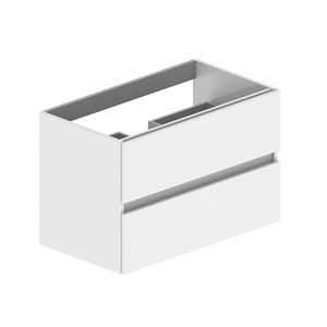 Evox Cancun Double Drawer Vanity White 800mm