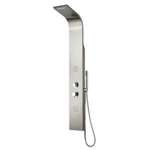 Evox Waterfall Shower Column & Handshower Kit Stainless Steel