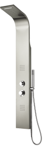 Evox Waterfall Shower Column & Handshower Kit Stainless Steel