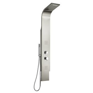 Evox Waterfall Shower Column & Handshower Kit Chrome