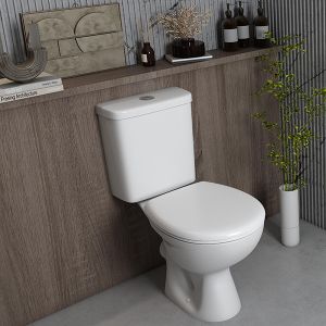 Amalphi Top Flush Close Couple Suite White Inc ELF Seat 360x620x760mm