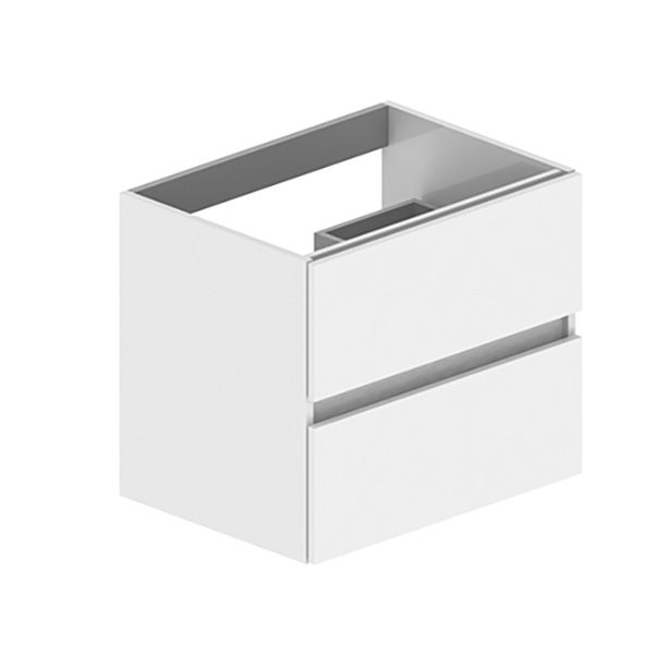 Evox Cancun Double Drawer Vanity White 600mm | Tile Africa
