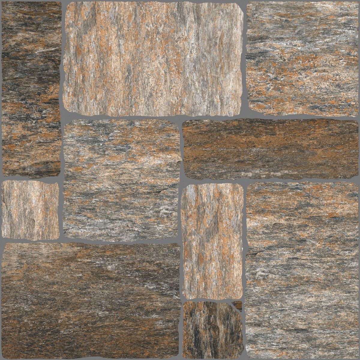 Leswika Cobble Mix Ceramic Floor Tile 500x500mm 1.7m2 | Tile Africa
