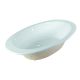 Aqua Oval Fitted Bath White