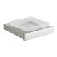 Evox Allegro Square Soap Dish & Holder SS Chrome