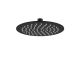 Evox Round Shower Head Stainless Steel Matt Black 200mm