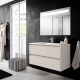 Nuvo Tara Wall-Hung Vanity Cotton 800mm
