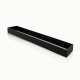 Blocks Bath Towel Rail Square Matte Black