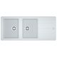 Franke Basis BFG621 Double Sink Polar White 1160x500x200mm