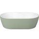 Nuvo Echo Oval Stone Counter Top Basin Musgo 550x350x127mm