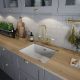 Abode Sandon Large Single Bowl Sink Ceramic White 600mm