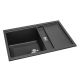 Abode Synchronist Large Sink Granite Black 600mm