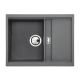 Abode Synchronist Large Sink Granite Metallic Grey 600mm