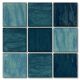 Mixed Aqua Porcelain Mosaic 300x300mm