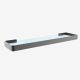 Bodie Onyx Square Glass Shelf Black
