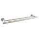 Evox Cadenza Stainless Steel Double Towel Rail 600mm Chrome