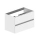 Evox Cancun Double Drawer Vanity White 800mm