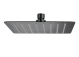 Evox Shower Head Stainless Steel Square 200mm Graphite