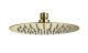 Evox Shower Head Stainless Steel Round 200mm Gold