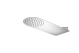 Nuvo Round Wall Mounted Shower Head Chrome 520x200mm