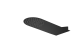 Nuvo Round Wall Mounted Shower Head Black 520x200mm