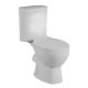 Evox Astro V2 Close Coupled Toilet Suite Round White