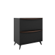 Nuvo Maravilla Floor Standing Vanity Black 800mm