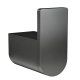 Evox Albion Round Robe Hook Graphite