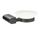Evox Albion Round Soap Dish & Holder Graphite