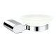 Evox Albion Round Soap Dish & Holder Chrome