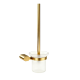 Evox Albion Round Toilet Brush & Holder Brushed Gold