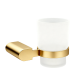 Evox Albion Round Tumbler & Holder Brushed Gold