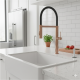 Evox Osaka Professional Pull-Around Sink Mixer Brushed Copper