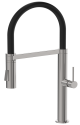 Evox Osaka Professional Pull-Around Sink Mixer Brushed Stainless Steel