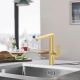 Nuvo Linea Sink Mixer Brushed Gold