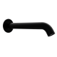 Evox Aqualin Round Bath Spout Matt Black