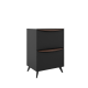 Nuvo Maravilla Floor Standing Vanity Black 600mm