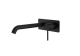 Evox Aqualin Round Wall-Mounted Basin Mixer Matt Black