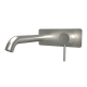 Evox Aqualin Round Wall-Mounted Basin Mixer Stainless Steel