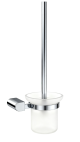 Evox Albion Round Toilet Brush & Holder Chrome
