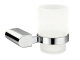 Evox Albion Round Tumbler & Holder Chrome