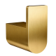 Evox Albion Round Robe Hook Brushed Gold