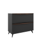 Nuvo Maravilla Floor Standing Vanity Black 1000mm